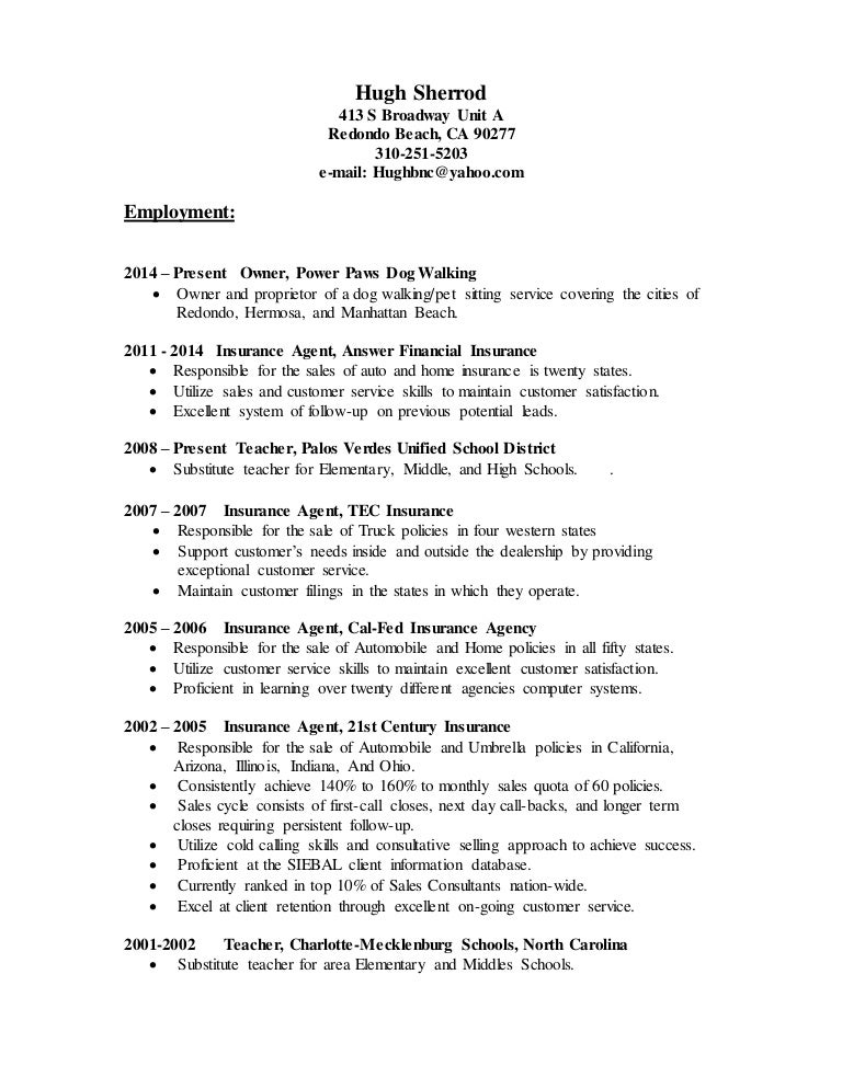 dog walker cover letter
