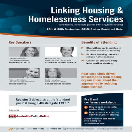 Linking Housing & Homelessness - SPK | PDF