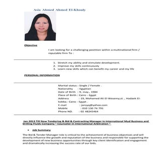 Asia CV 2016 exp 11 years oil & gas...