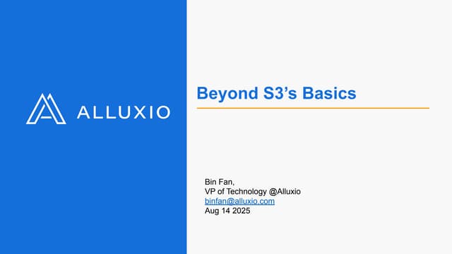 AI/ML Infra Meetup | Beyond S3's Basics: Architecting for AI-Native Data Access