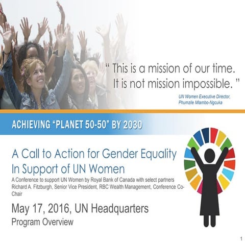 Gender Equality in Sustainable Development | PPTX