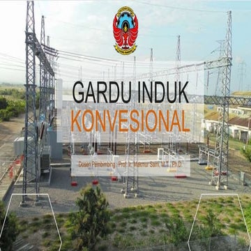 GARDU INDUK KONVENSIONAL SISTEM TENAGA LISTRIK
