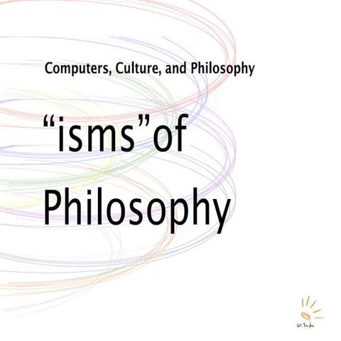 "Isms" of Philosophy