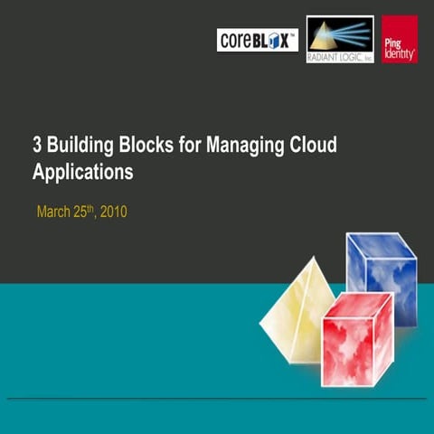 3 Building Blocks For Managing Cloud Applications Webinar