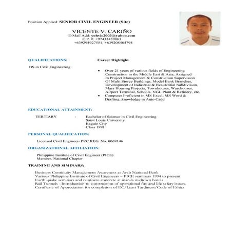 UDATED CV-19032016 | DOC