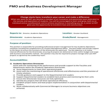 Position Description