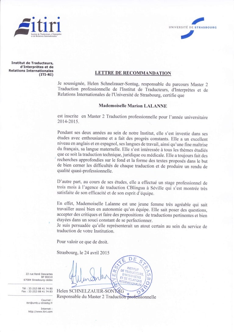 Quel Site Utilise Des Algorithmes De Recommandation Lettre de recommandation Mme Sontag