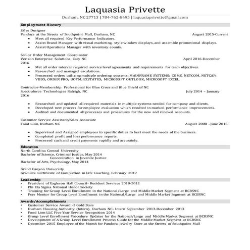 Mel Knight Resume 2016 | PDF