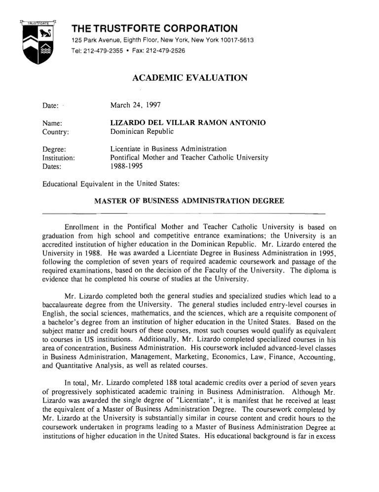 academic evaluator