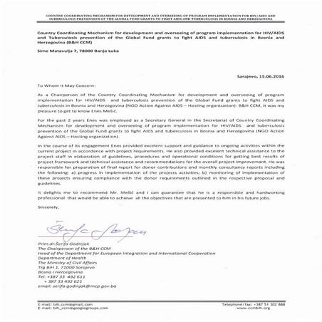 Letter od recommendation S. Maraone | PDF
