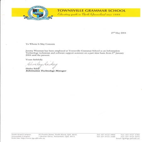 ICTInformationTechnologyManagerReference