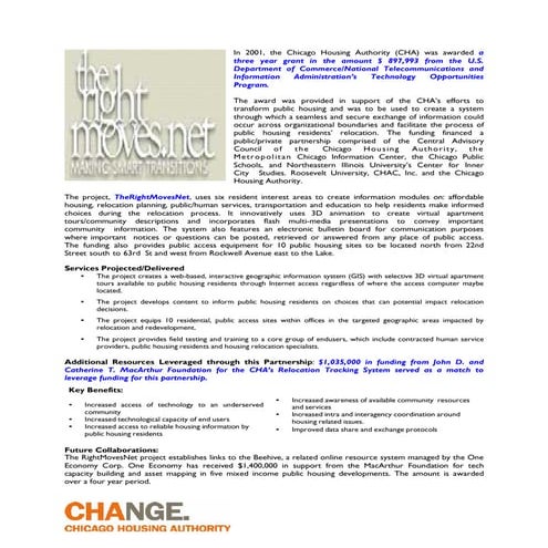 TheRightMovesNet-Fact Sheet