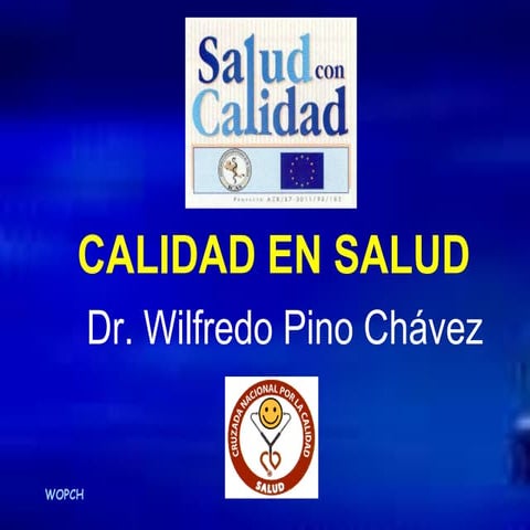 Dimensiones de la calidad en salud. | PDF