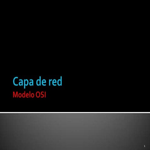 3 capa de red