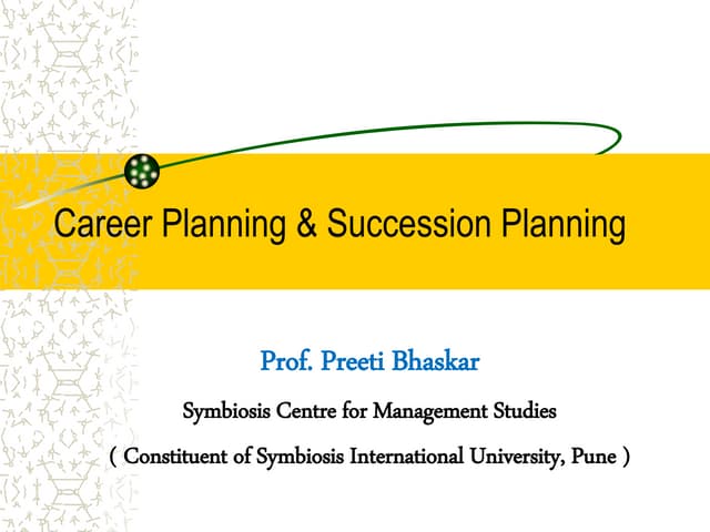 career planning &amp; succession planning