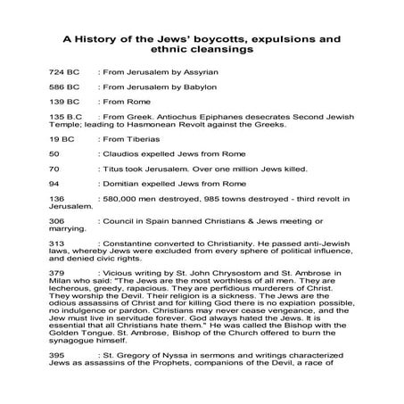 C7 - A History of The Jews Expulsions