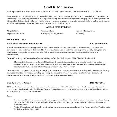 SMelanson Resume AAR 2016