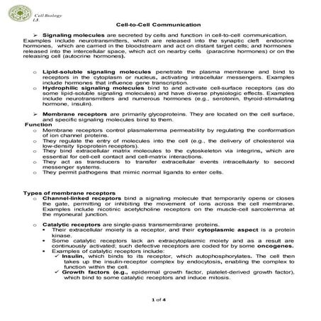 cell cell communication