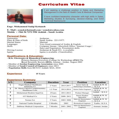 Most Updated CV | PDF
