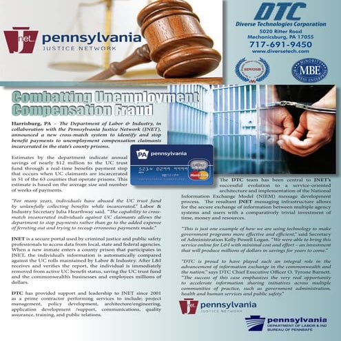 DTC PA JNET Overview