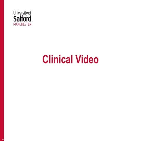 Clinical video