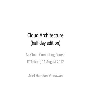 Cloud Architecture