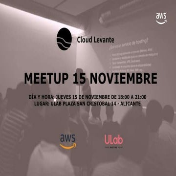 Cloud Levante MeetUp V3