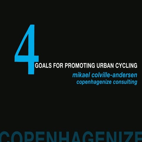 Megapolis 2025: Mikael Colville Andersen: 4 goals for promoting urban cycling