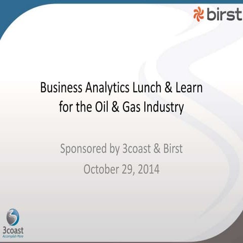 Business Analytics for the Oil & Gas Industry