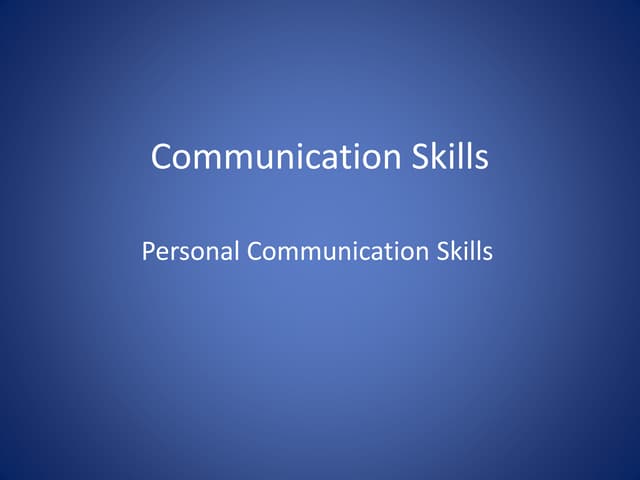 3 Communication Active Listening Pptx 3 Communication Active Listening Pptx
