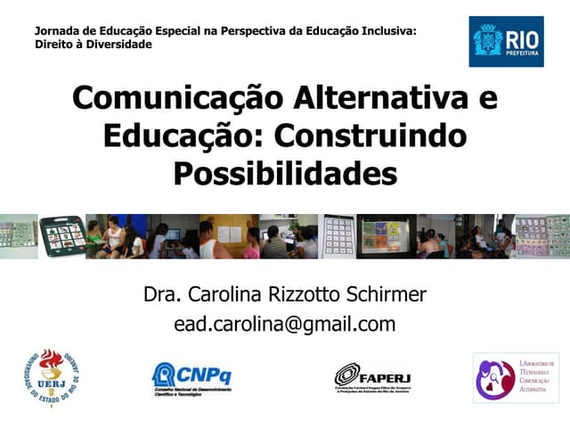 Comunicação Alternativa e possibili...