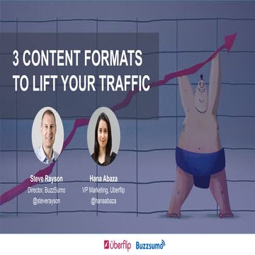 3 Content Formats to Lift Your Traffic