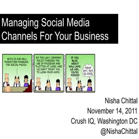 Managing Your Social Channels