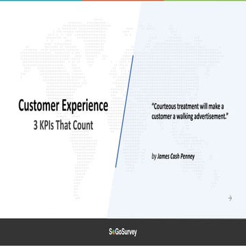 3 Customer Experience Metrics and KPIs That Count | SoGoSurvey