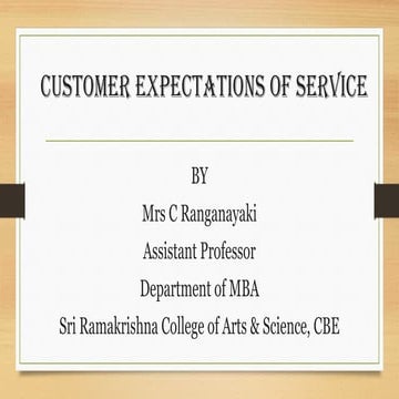 Customer - Service - Expectations  .pptx