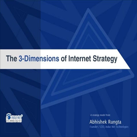 3D Internet Strategy Model