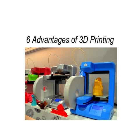 3d Printing Advantages