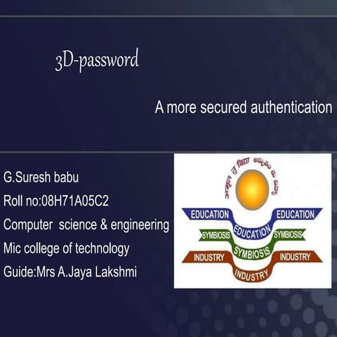 3d pswdbysuresh-120112091037-phpapp02