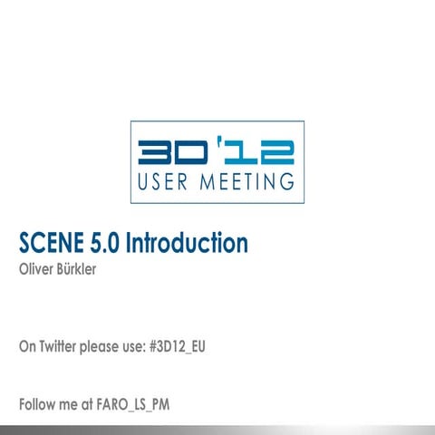 SCENE 5.0 Introduction