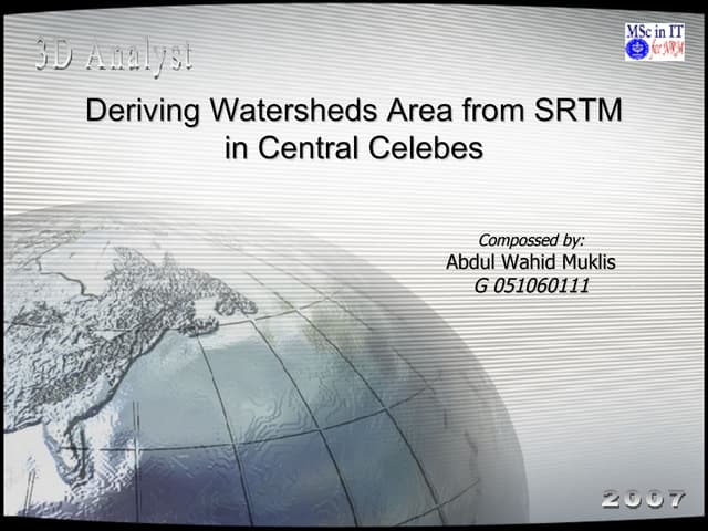 3D Watershed Celebes