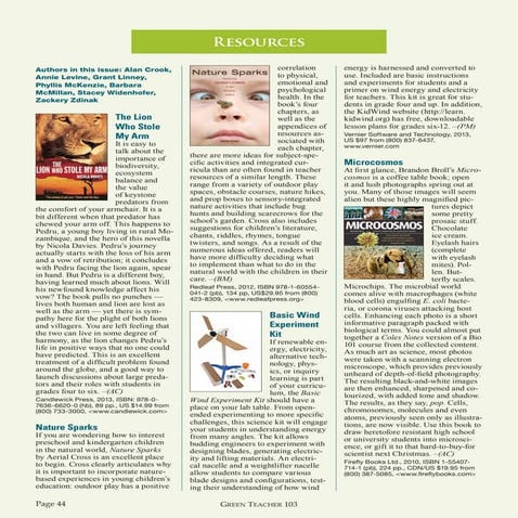 Green Teacher Resource Reviews 104