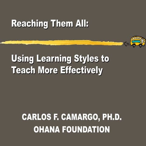 Ohana-Learning Styles