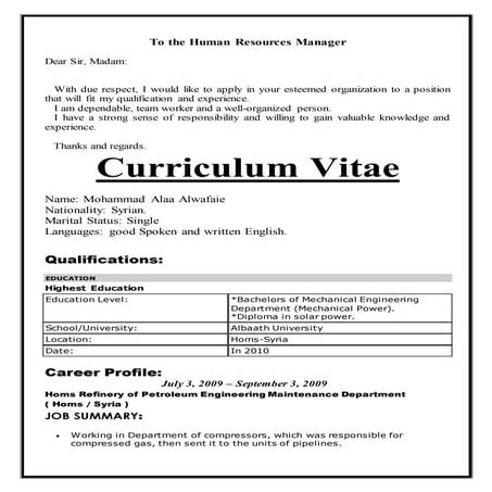 cv english1