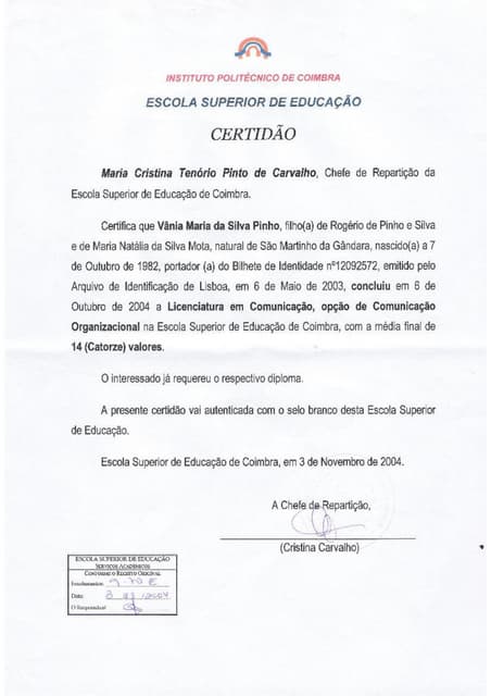 Certificado Comunicacao Organizacional