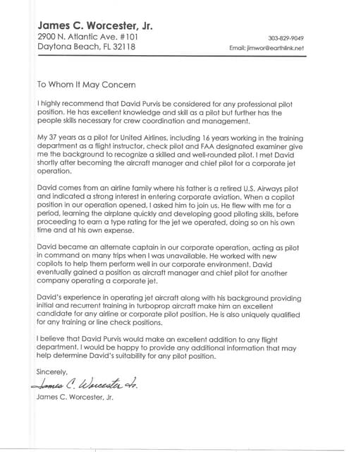 Purvis Recommendation