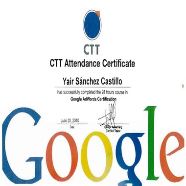 Google Adwords Certification