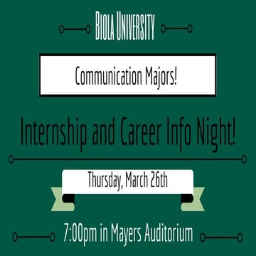 internship tv advertisement