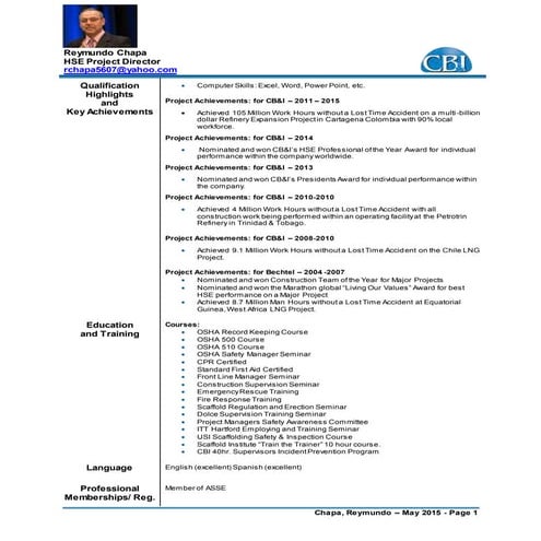 R. Chapa. Resume May. 2015 | DOCX