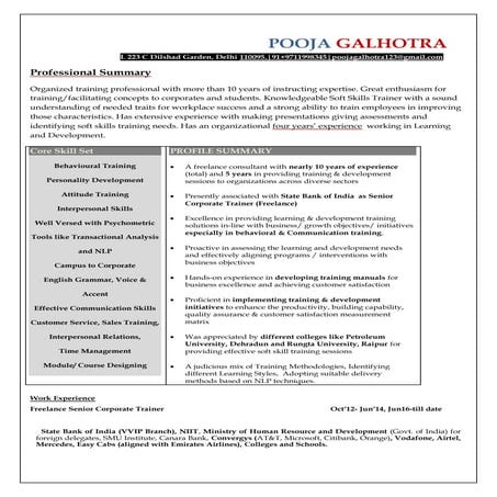 POOJA GALHOTRA NEW FORMAT