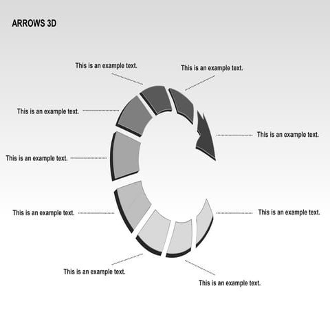 3D Arrows Shapes